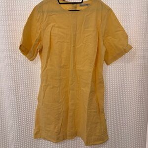Abercrombie & Fitch Yellow Mini Dress